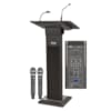 Système de Pupitre de Sonorisation Ahuja avec Haut-Parleur Intégré et Microphone sans Fil