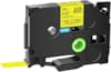 RUBAN AIMO E1000 PRO NOIR/JAUNE 12MM COMPATIBLE AVEC BROTHER