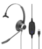 Micro-Casque Monaural UC Connexion USB-A avec Fonctions Cordon USB A-RX