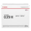CANON 039H TONER ORIGINAL NOIR 25000 PAGES