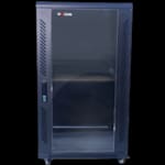 COFFRE INFORMATIQUE 18U 600*600*1000MM + ETAGERE + ROULETTE