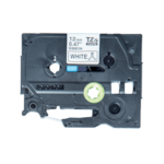 Cassette à ruban tissu TZe-R231 Brother originale – Noir sur blanc, 12 mm de large