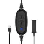 Cordon USB-A RX Commandes Volume Mute Boutton Décrocher/Raccrocher