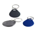 PORTE CLES R EM 125KHZFID TYPE KEYFOB COULEURS BLEU/GRIS/NOIR SANS  SN