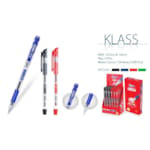 Stylo à bille DIGNO KLASS bleu en boite de 10 unités