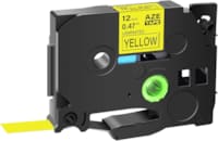RUBAN AIMO E1000 PRO NOIR/JAUNE 12MM COMPATIBLE AVEC BROTHER