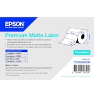 Papier rouleau étiquette pour C3500/3400/7500 Die-cut Roll 76mm x 51mm, 650 labels