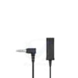 Cordon Jack 2.5mm avec Commandes Volume Mute Jack 2.5mm BX 90°