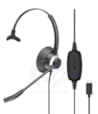 Micro-Casque Filiaire Monaural Connexion USB-C avec Fonctions Cordon USB C-BX PRO 5000 M USB-C BX