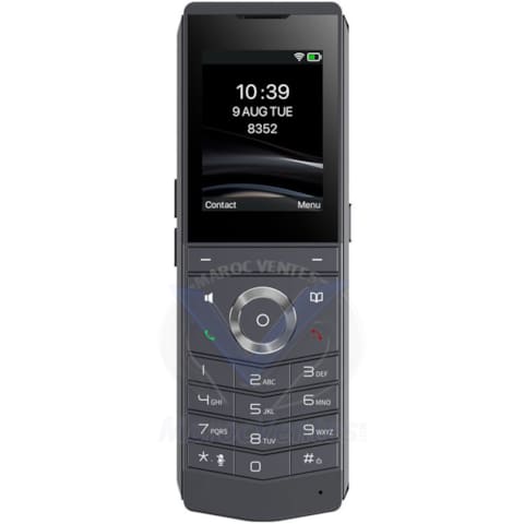 Téléphone Portable IP Wi-Fi sans fil 4 comptes SIP Ecran Couleur 2,4" W611W