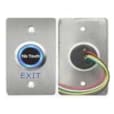 BOUTON DE SORTIE RECTANGULAIRE SANS CONTACT EN INOX DI-OP4A