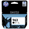 HP 963 Black Original Ink Cartridge pour OJ9010/9013/9020