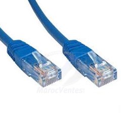CORDON 3M CAT 6 BLEU LINK TECH