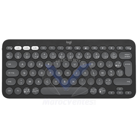 Clavier sans Fil Pebble Keys 2 K380s GRAPHITE TONAL 920-011803