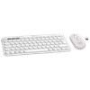 Cavier et Souris sans Fil Pebble 2 Combo BLANC TONAL