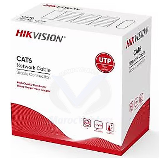 HIKVISION CAT6 U/UTP NETWORK CABLE DS-1LN6UZC0