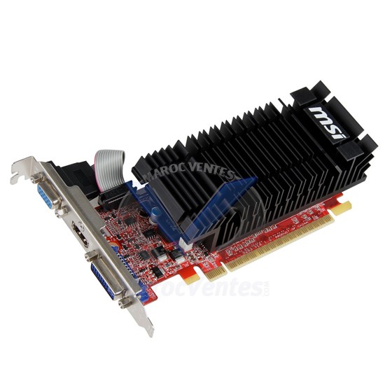 CARTE GRAPHIQUE MSI  PCIEX GeForce 610 2GO (N610-2GD3H/LP) CGMSI008