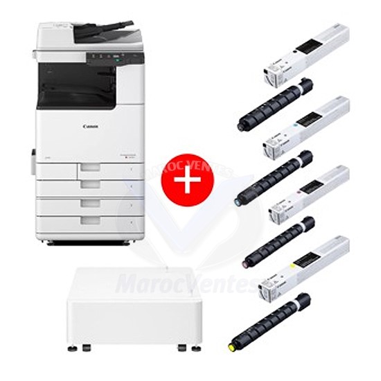 Imprimante Laser IR C3326i MFP+ TONER C-EXV65 BK (17500 p),Y/C/M(11000 p)+ Plain Pedestal Type-S3 DS6125