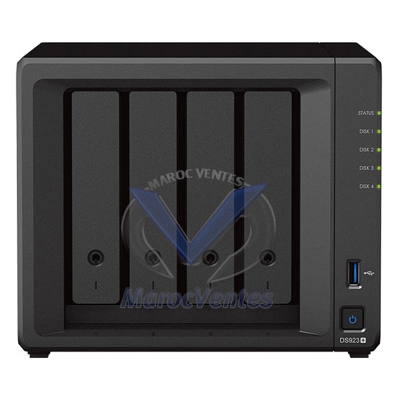 SYNOLOGY DISK STATION SERVEUR NAS DESKTOP 4 BAIE 0T DISKLESS DS923+