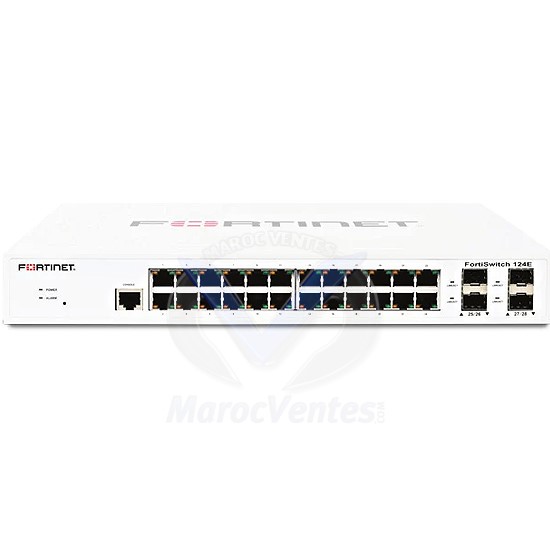 Switch - 24 x GE RJ45 ports, 4 x GE SFP L2 Géré 1U Blanc FS-124E
