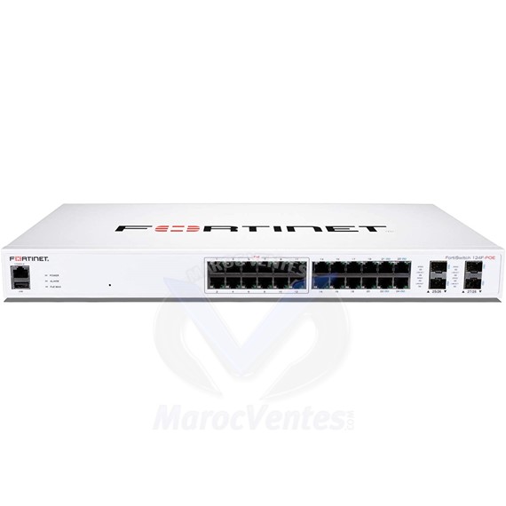 Switch POE Géré L2+ avec 24 Ports GE dont 12 POE+ 4 SFP+ FS-124F-POE