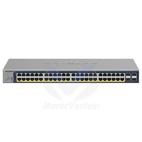 SWITCH MANAGEABLE L2 52 PORTS GIGABIT + 4 PORTS SFP POE+ 380W GS752TP-300EUS