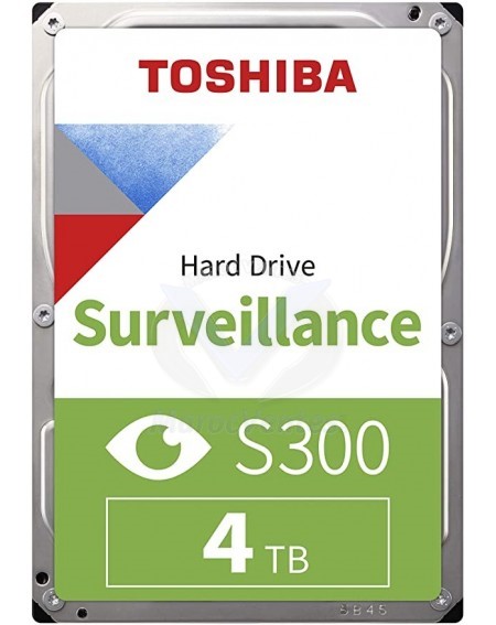 DISQUE DUR DE SURVEILLANCE TOSHIBA S300 SATA 3.5” 4TO HDWT740