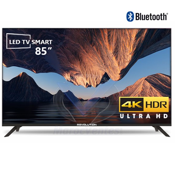 Télévision 85″ Revolution Galaxy 4K Smart Tv + Récepteur intégré + TNT Revolution Galaxy 100 Pouces