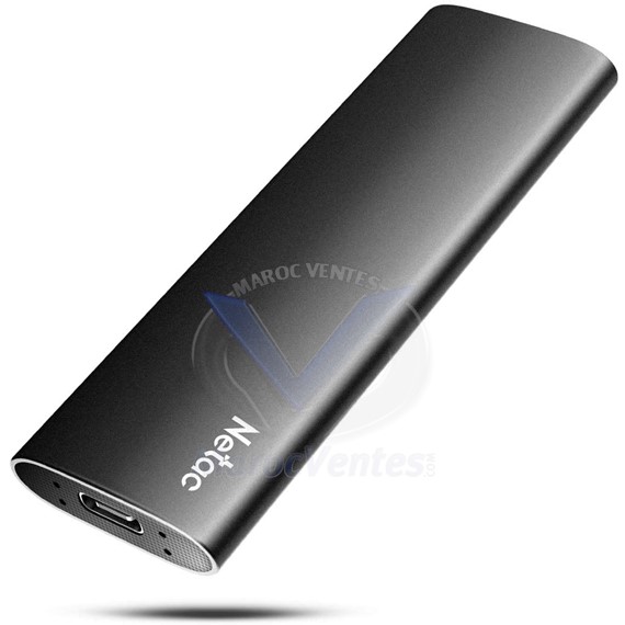 DISQUE DUR EXTERNE SSD SLIM NETAC 250 GO NT01ZSLIM-250G-32BK
