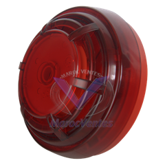 SIRENE D'INCENDIE INTERIEURE CONVENTIONNELLE AVECFLASH ET SOCLE S9000 S9000