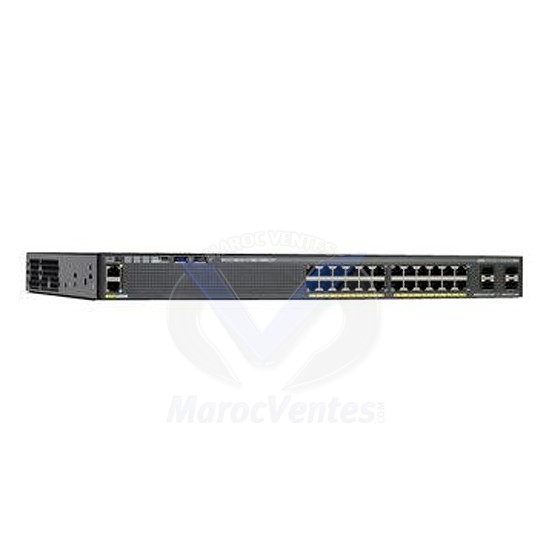 Catalyst 2960-X 24 GigE PoE 370W, 2 x 10G SFP+ LAN Base WS-C2960X24PD-L