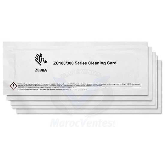 Kit de Nettoyage pour ZC100/300/350 (5 cartes) 105999-311-01