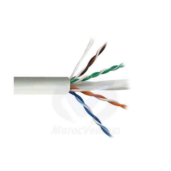 Câble CAT6-U/UTP-(HF) LSZH Bobine de 305mt 9C_EL60-0P1U-305M