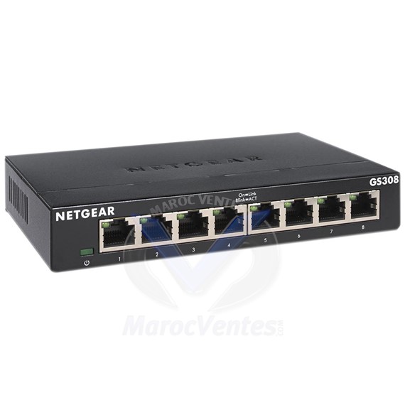 SWITCH NON MANAGEABLE 8 PORTS GIGABIT GS308-300UKS