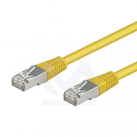 CORDON 3M CAT6A/FTP CCA PVC JAUNE LINKTECH LIN-3M_FTP/J