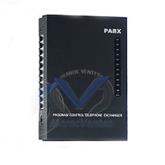 Standard Equipé de 2 Lignes (1RTC , 1Ligne GSM ) et 8 Ports de Postes PABX-208