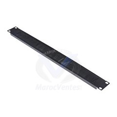 PASSE CABLE A BALAI 19'' 1U NOIR LN-KDG-YKD-1UFC-BL