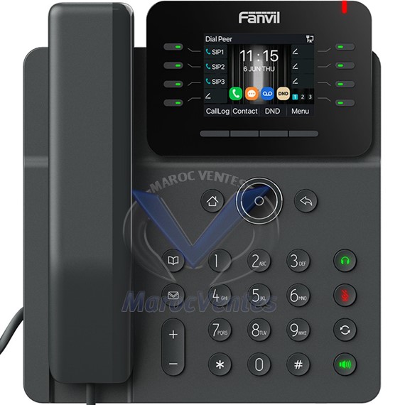 Téléphone IP 2 lignes Ecran Tactile V62G