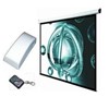 Ecran de Projection 3X2M ELEC Mural Electrique + Télécommande Radio sans Fil 3X2M