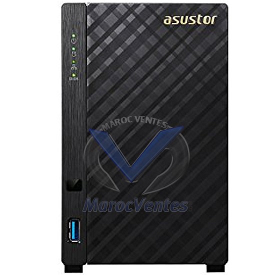 Serveur Multimédia NAS Compact 2 Baies AS1002T