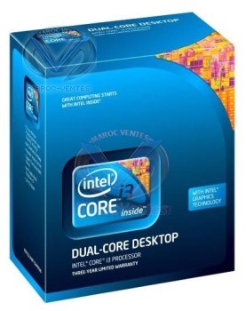 Processeur - 1 x Intel Core i3 540 3.06 GHz BX80616I3540