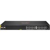 Aruba 6100 24G CL4 4SFP+ PoE Switch Géré Montable sur Rack