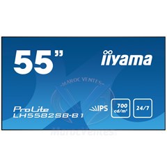 Ecran LED 55" ProLite 1920 x 1080 Full HD DisplayPort / DVI / 2x HDMI Haut-parleurs 24/7