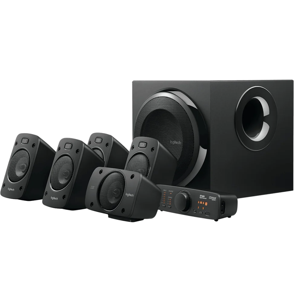 LOGITECH  Surround Sound Speakers Z906 - N/A - DIGITAL - N/A  - C7 C8 WITH UK PLUG ON AC CABLE 980-000469