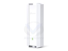 Tplink AX1800 Indoor/Outdoor Dual-Band Wi-Fi 6 Access Point PORT: 1× Gigabit RJ45 PortSPEED: 574Mbps at 2.4 GHz + 1201 Mbps at 5 GHzFEATURE: 802.3at PoE and Passive PoE, IP67 Weatherproof, 4×Internal Antennas, Mesh, Seamless Roaming, MU-MIMO, Band S EAP61