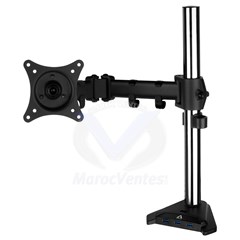 Support de bureau pour 1 moniteur LCD jusqu'à 49" avec Hub USB 3.0 Z1 Pro (Gen 3)